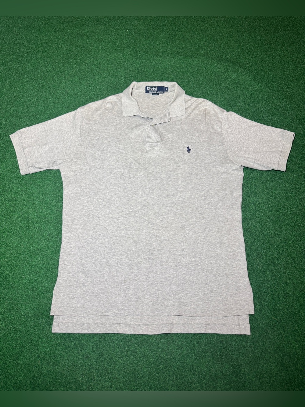 Polo Ralph Lauren Vintage Polo Small Oversized Gray USA Made 90s 21x26